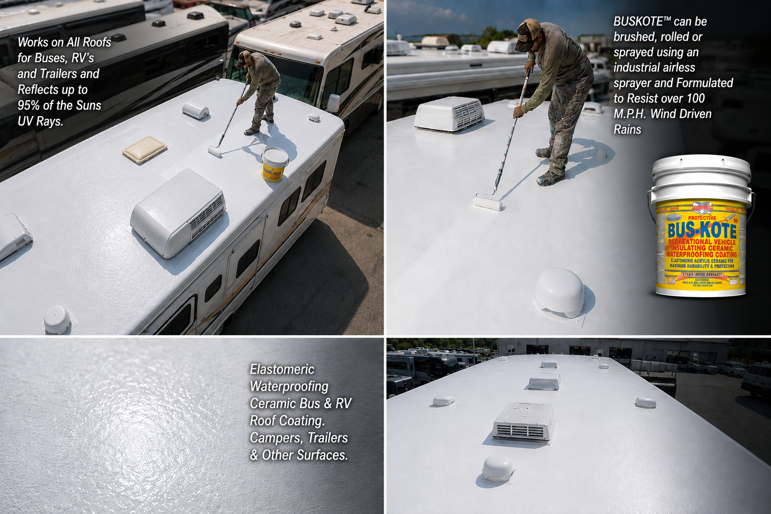 Bus-KOTE™ 15 Year RV Roof Coating