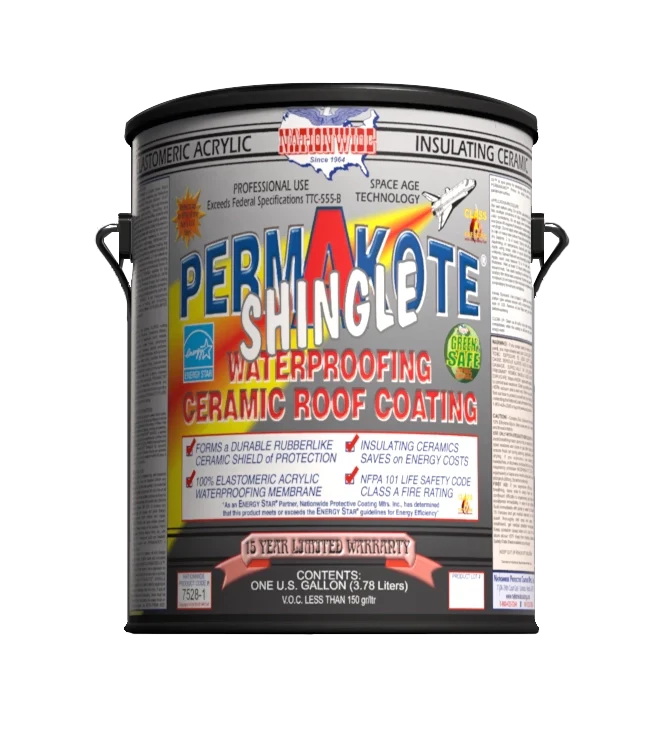 PERMAKOTE® Shingle Roof Coating 15 Year Warranty