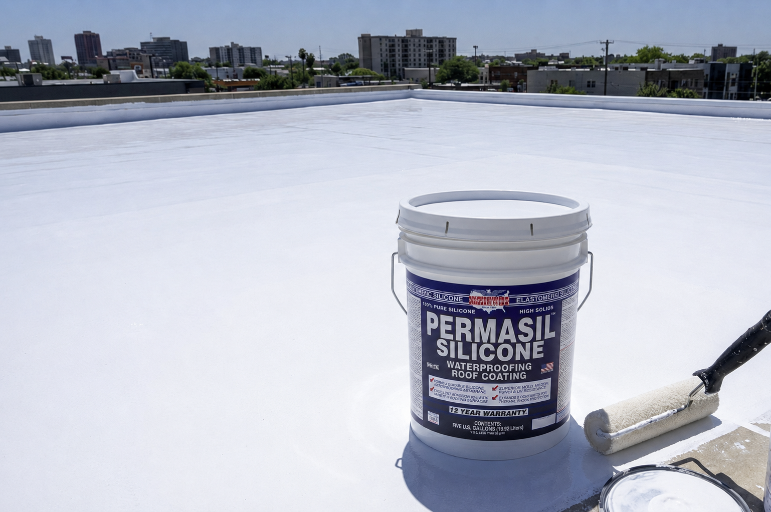 PERMASIL™ SILICONE 12 Year Roof Coating