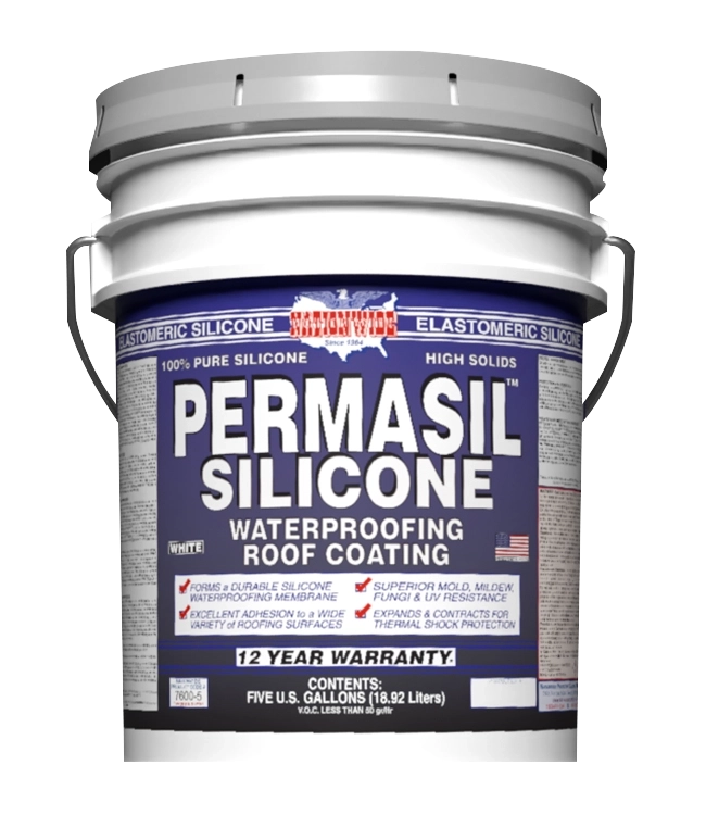 PERMASIL™ SILICONE Roof Coating 10 Year Warranty