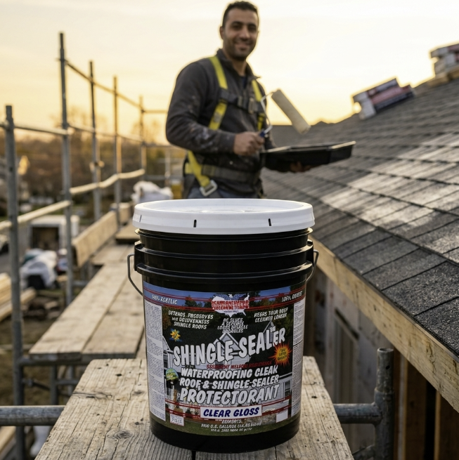 SHINGLE SEALER™ 7 Year Clear Sealer