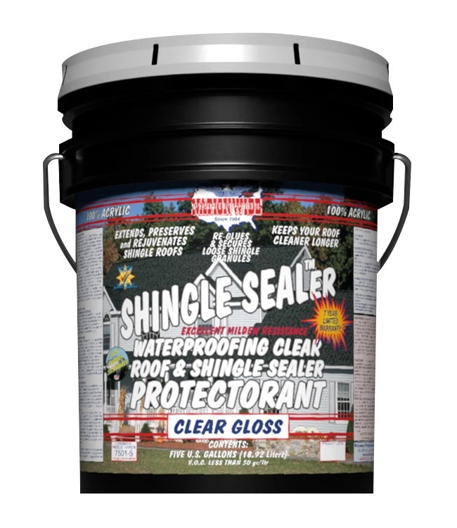 SHINGLE SEALER™ Waterproofing Rejuvenating Roof Sealer 7 Year Warranty