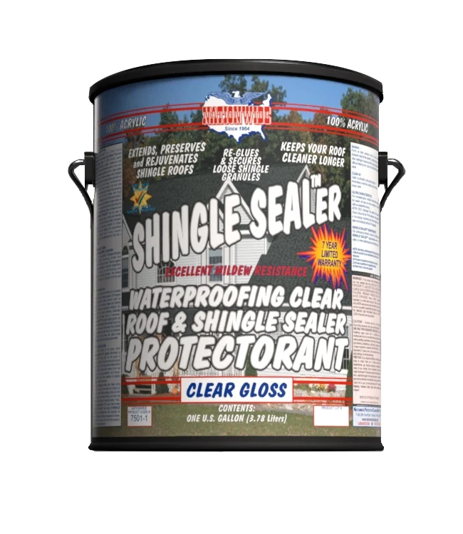 SHINGLE SEALER™ Waterproofing Rejuvenating Roof Sealer 7 Year Warranty
