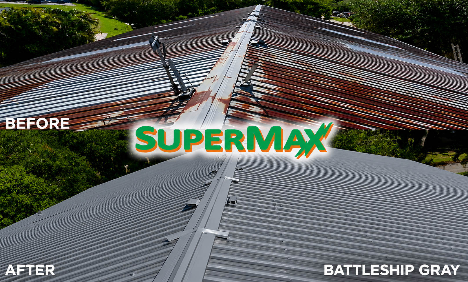 SUPERMAX™ 10 Year Elastomeric Roof Coating