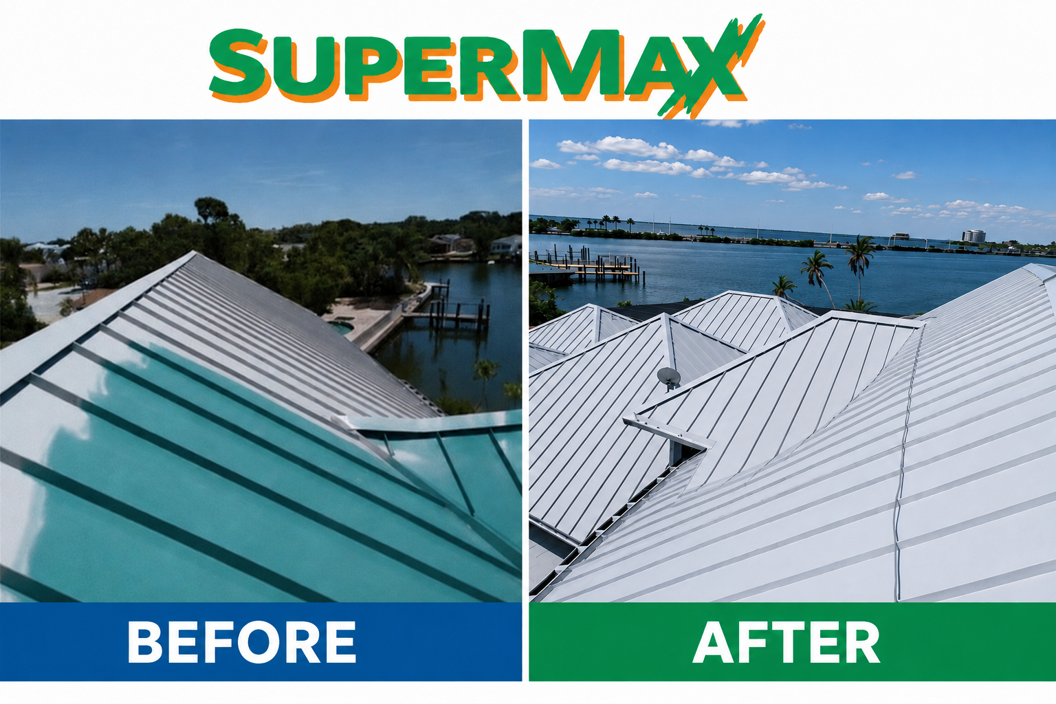 SUPERMAX™ 10 Year Elastomeric Roof Coating