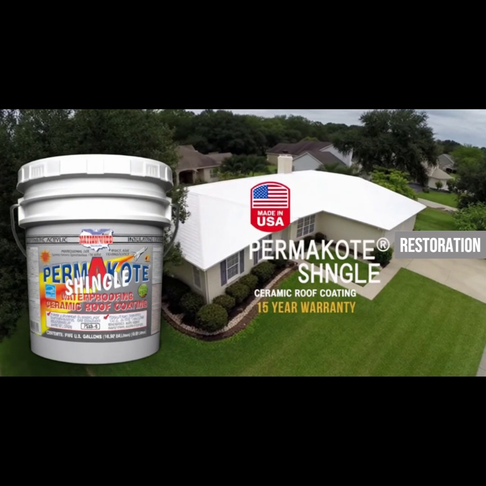 PERMAKOTE® Shingle 15 Year Roof Coating